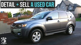 HOW TO DETAIL AND SELL A USED CAR  FULL CAR DETAIL [upl. by Weingarten]