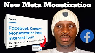 How to Apply for The New Meta Monetization Beta program 2024 [upl. by Williams]