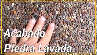 PIEDRA LAVADA COMO SE HACE  EXPOSED AGGREGATE CONCRETE [upl. by Sedberry]