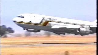 Mashonaland flying club show 707 flypast 1995b [upl. by Nedearb]