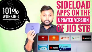 Install Third party Apps in Jio Set Top Box 101 Working Without App Installer 2021 Mishraaa Jeee [upl. by Eetsirk825]