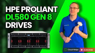 HPE ProLiant DL580 Gen8 Drive Overview  SSD Upgrades amp Options  How to Test  Solid State [upl. by Ahtrim348]