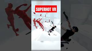 SuperHot VR final level mixed reality VR mixedreality virtualreality metaquest [upl. by Einafats856]