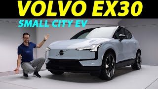 The new electric Volvo EX30 is the smallest but quickest Volvo SUV [upl. by Macleod]