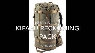 Unboxing the Reckoning Pack from Kifaru april 2017 [upl. by Horick964]