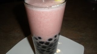 How to make Boba Strawberry Milkshake [upl. by Rella85]