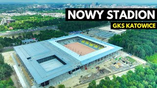 Budowa Stadionu GKS Katowice  Sierpień 2024 [upl. by Cindie960]