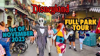 Disneyland Walkthrough November 2023 [upl. by Nnanaej]