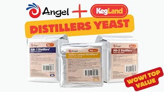 Angel and KegLand Distillers Yeast  Yellow Label Yeast AM1 and AG2 [upl. by Alehcim]