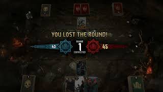 GWENT Nilfgaard Vs Monsters Revenge Tour Last Card Wins The Game gwent gwentgameplay nilfgaard [upl. by Balcer]