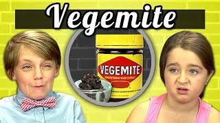 KIDS vs FOOD 2  VEGEMITE [upl. by Akemal]