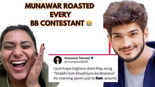 BEST ONELINERS BY MUNAWAR 😂✅  bb funny memes 😂 mkjw munawarkijanta  whynoti 🐥 [upl. by Yrod]