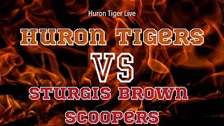 Huron Tigers Vs Sturgis Brown Scoopers FB [upl. by Enitsenrae]