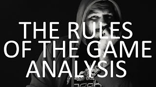 THE RULES OF THE GAME ANALYSIS the FILM itself [upl. by Eegnat739]