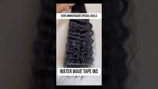 Water wave tape in hair [upl. by Soilissav]