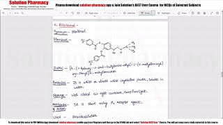 Class 18 Sympathomimetic Agents Part02  Medicinal Chemistry 01  Sympathomimetic Drugs [upl. by Etnad]