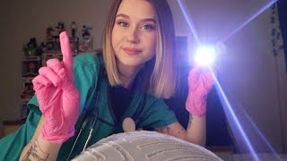 ASMR Classic Full Body Examination ✨ Soft Spoken Cranial Nerve Flashlight [upl. by Stanislaus]