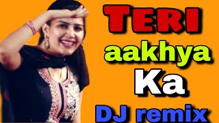 Sapna Chaudhary  Teri Aakhya Ka Yo Kajal  Dj Song  song mix 2020  DJ Vicky [upl. by Aziar]