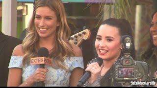 HD Demi Lovato talks about New Single Heart Attack at The Grove in LA [upl. by Eijneb]