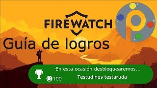 LogroTrofeo Testudines testaruda Firewatch [upl. by Lashond486]