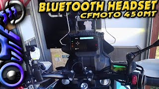 Headset connection CFMOTO 450MT [upl. by Annabela]