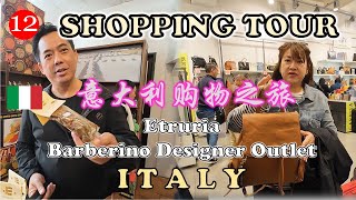 Italy Shopping Tour  意大利购物之旅  ETRURIA  BARBERINO DESIGNER OUTLET  ON THE WAY TO VENICE MESTRE [upl. by Pitarys]