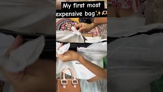 MY FIRST EXPENSIVE BAG🎉  miraggio 2024 bucketlist trending shopping [upl. by Pedersen]