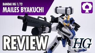 HG 172 MAILeS Byakuchi Review  Hobby Clubhouse  Kyoukai Senki AMAIM Model and Gunpla by Bandai [upl. by Kenneth]