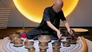 Tibetan Singing Bowl Sounds for Healing and Relaxation [upl. by Adnilav]