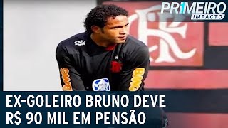 Exgoleiro Bruno some e não paga R 90 mil em pensão para o filho  Primeiro Impacto 160922 [upl. by Naillil]