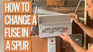 How to Change a Fuse in a Fused Spur in 1 min [upl. by Nilats]