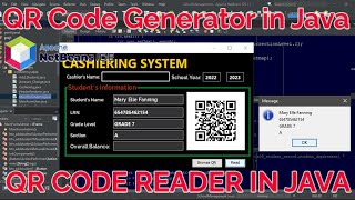 Java Programming  QR Code Generator and Reader  Generate and Read QR Code in JAVA [upl. by Araht556]