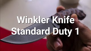 Winkler Knife Standard Duty 1  EDC Fixed Blade [upl. by Elise666]