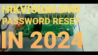 HOW TO RESET HIKVISION DVRNVR PASSWORD IN 2024HIKVISION DVR PASSWORD RESET IN 2024DS7104HGHIF1 [upl. by Smoht126]