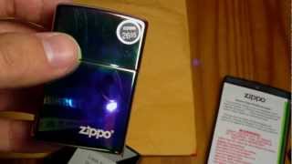 Unboxing Zippo Spectrum Zippo with Logo Lighter 151ZL  collection update [upl. by Tsyhtema]