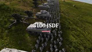 Battle of Alnus Hill JSDF vs Imperial Army UEBS 2 [upl. by Rosenberg4]