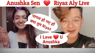 Riyaz Aly Live With Anushka  Riyaz prapose Anushka Sen Live Instagram Video [upl. by Rue]