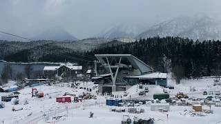 Zeitraffer Talstation  Seilbahn Zugspitze [upl. by Ahk987]