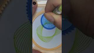 Easy Spirograph 08 shorts ytshorts spirograph artwork [upl. by Lleihsad590]