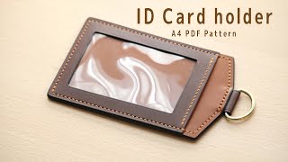 ID Card holder（型紙公開） [upl. by Annoiek]