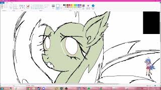 flutterbat speedpaint [upl. by Ydnih]