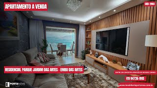 APARTAMENTO A VENDA  EMBU DAS ARTES [upl. by Naillimixam]