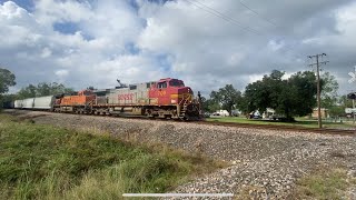 BNSF HLALNSI through Schriever Louisiana [upl. by Nivart]