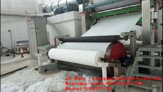 1880mm 56ton per day toilet tissue paper making machinewaste paper recycling machine [upl. by Brackett]