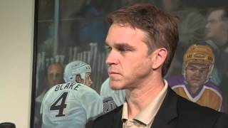 Luc Robitaille on Assistant GM Rob Blake [upl. by Neelyar494]