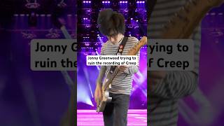 jonnygreenwood trying to ruin creep radiohead guitar rock music thomyorke cover [upl. by Anauqahs]