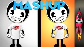 Bendy And The Ink Machine Song quotShade Mequot and quotInk It Upquot  SONG MASHUP  Rockit Gaming [upl. by Tterb136]