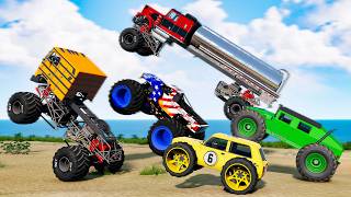 Monster Trucks Mud Battle 29  Beamng drive [upl. by Velleman379]