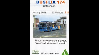 Busflix 174 Gateshead January 2018 [upl. by Odnalref]