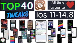 Top 40 Cydia Jailbreak Tweaks all time favourite  ios 11148 tweaks [upl. by Damalas895]